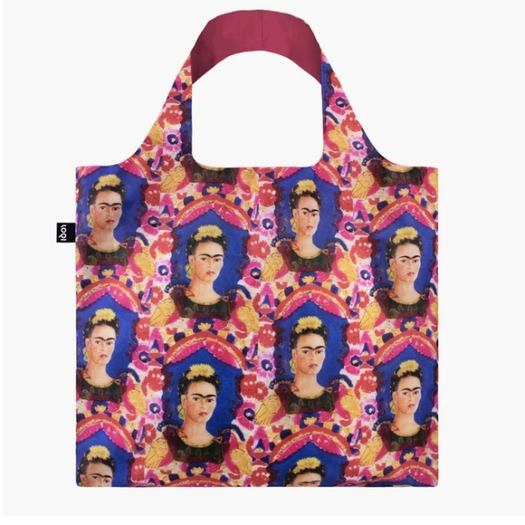 💥BUY 5 GET 3 FREE LOQI Frida Kahlo Tote Bag The Frame Lightweight Tote - Picture 4 of 8
